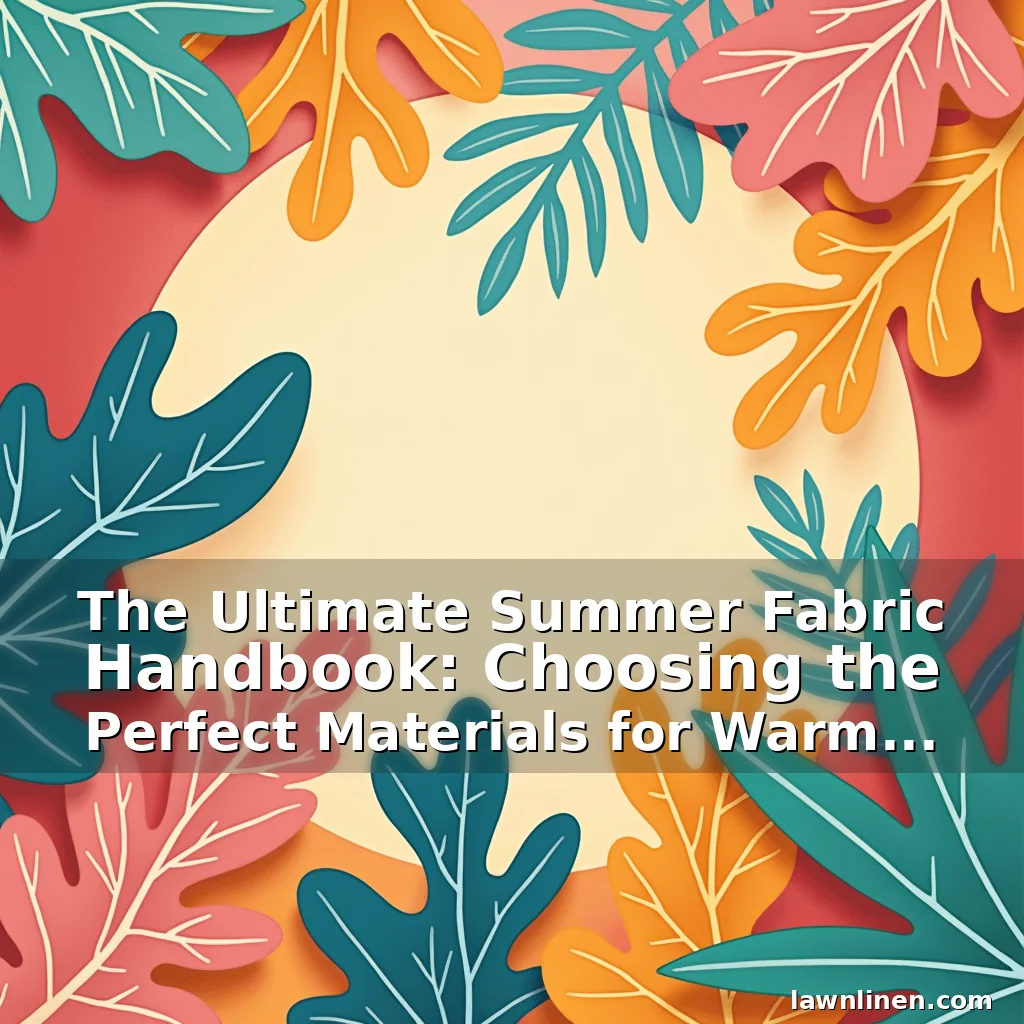 Read more about the article The Ultimate Summer Fabric Handbook: Choosing the Perfect Materials for Warm Weather Comfort