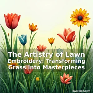 Read more about the article The Artistry of Lawn Embroidery: Transforming Grass into Masterpieces