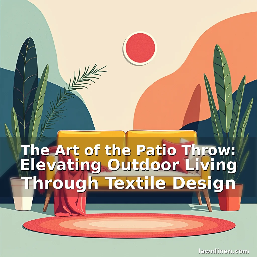 Read more about the article The Art of the Patio Throw: Elevating Outdoor Living Through Textile Design