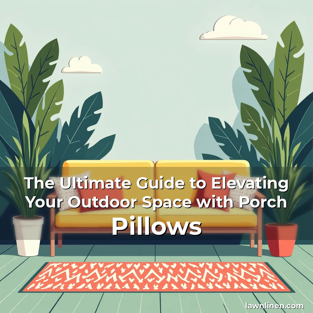 Read more about the article The Ultimate Guide to Elevating Your Outdoor Space with Porch Pillows
