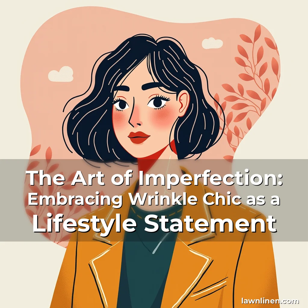 Read more about the article The Art of Imperfection: Embracing Wrinkle Chic as a Lifestyle Statement