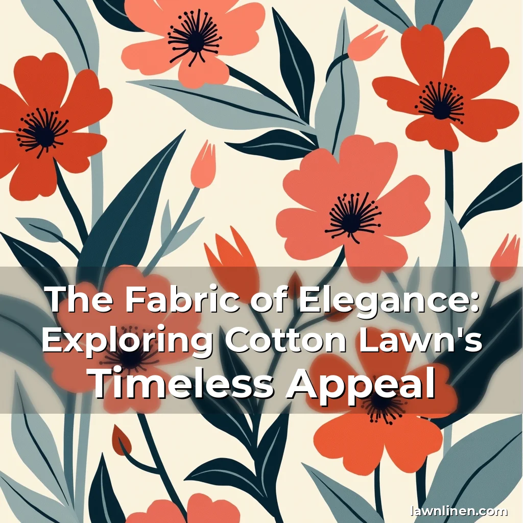 Read more about the article The Fabric of Elegance: Exploring Cotton Lawn’s Timeless Appeal