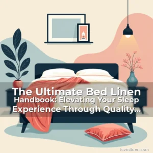 Artistic representation for The Ultimate Bed Linen Handbook: Elevating Your Sleep Experience Through Quality Textiles