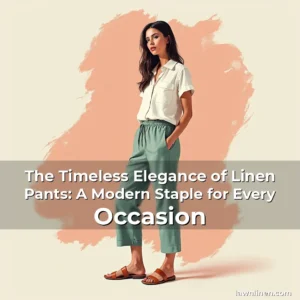 Read more about the article The Timeless Elegance of Linen Pants: A Modern Staple for Every Occasion
