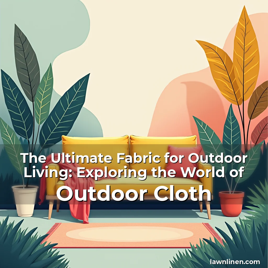 Read more about the article The Ultimate Fabric for Outdoor Living: Exploring the World of Outdoor Cloth