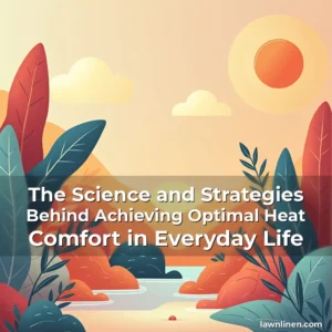 Read more about the article The Science and Strategies Behind Achieving Optimal Heat Comfort in Everyday Life