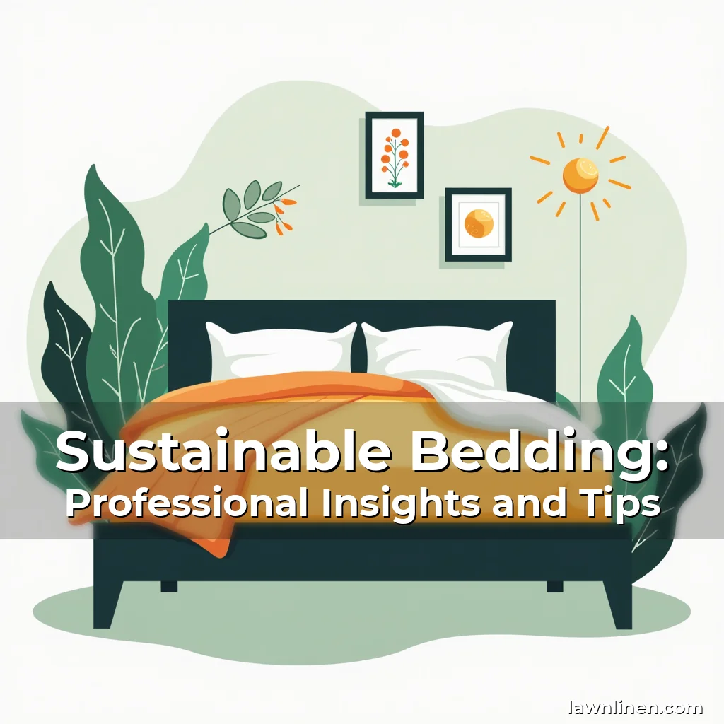 Read more about the article Sustainable Bedding: Professional Insights and Tips