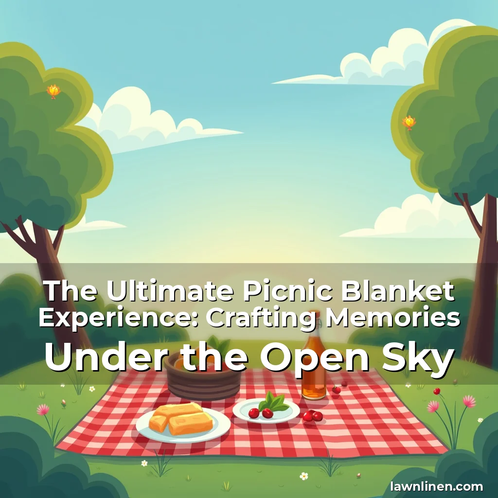 Read more about the article The Ultimate Picnic Blanket Experience: Crafting Memories Under the Open Sky