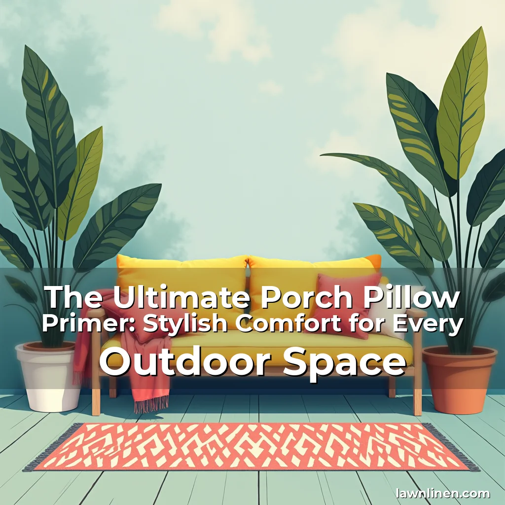 Read more about the article The Ultimate Porch Pillow Primer: Stylish Comfort for Every Outdoor Space